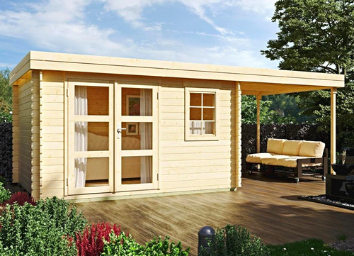 Gartenhaus holz flachdach mit - flachdach,