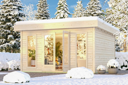 Gartenhaus holz 38mm blockhaus - gartenhaus,