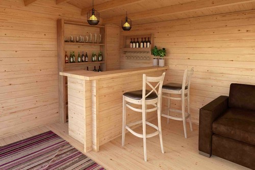 Bar für gartenhaus 200x75 - bar,
