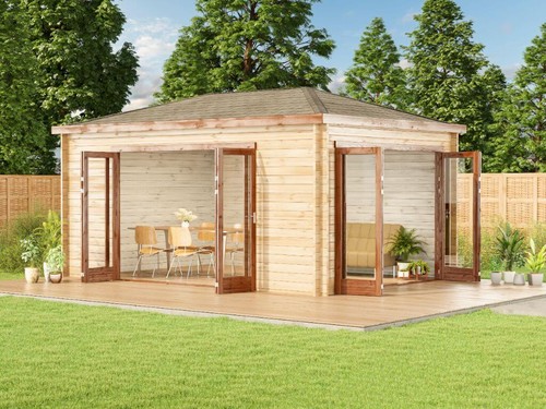 Gartenhaus sunrise aus holz - aus,