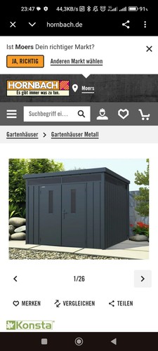 Gartenhaus konsta premium - gartenhaus,