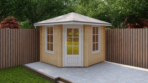 Eck gartenhaus holz - eck,
