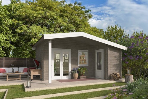 Raum gartenhaus iso - mm, 2-raum-gartenhaus