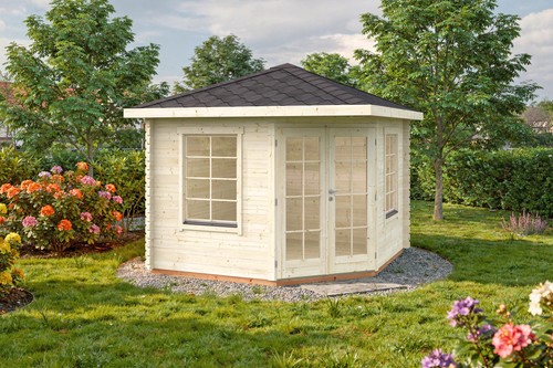 Gartenhaus blockhaus walmdach - blockhaus,