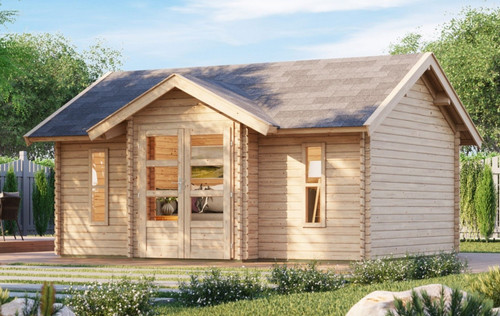 Gartenhaus holz 38mm - holz,