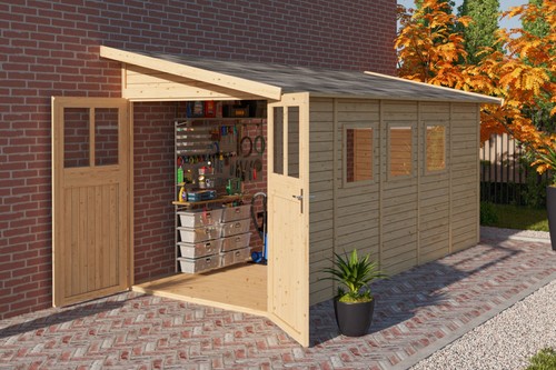 Gartenhaus holz 19mm wandlitz - holz,