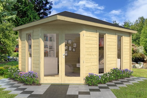 Gartenhaus holz 44mm - 44mm, erik