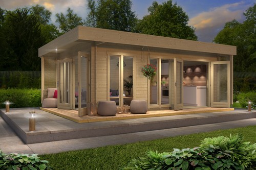 Gartenhaus holz 44mm - gartenhaus,