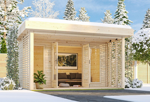 Gartenhaus holz 38mm blockhaus - holz,