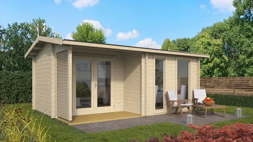Gartenhaus holz 44mm tammo - holz,
