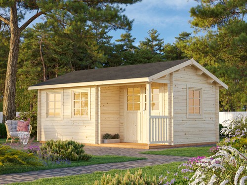 Gartenhaus holz 44mm sally - holz,