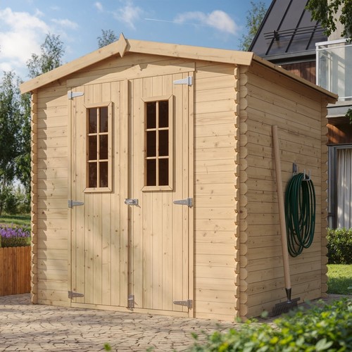 Gartenhaus holz 200x200 - holz, cm